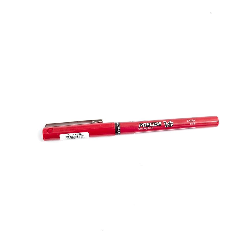 Pilot, V5, Precise, Rolling Ball, Pen, Red